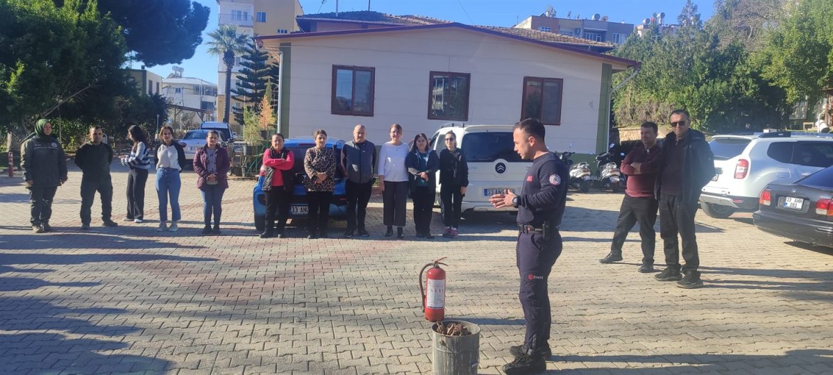 Anamur’da Yangın Tatbikatı Yapıldı