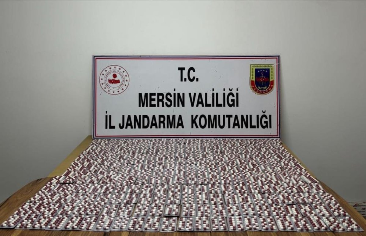 Mersin’de 5 Binden Fazla Sentetik Hap Ele Geçirildi