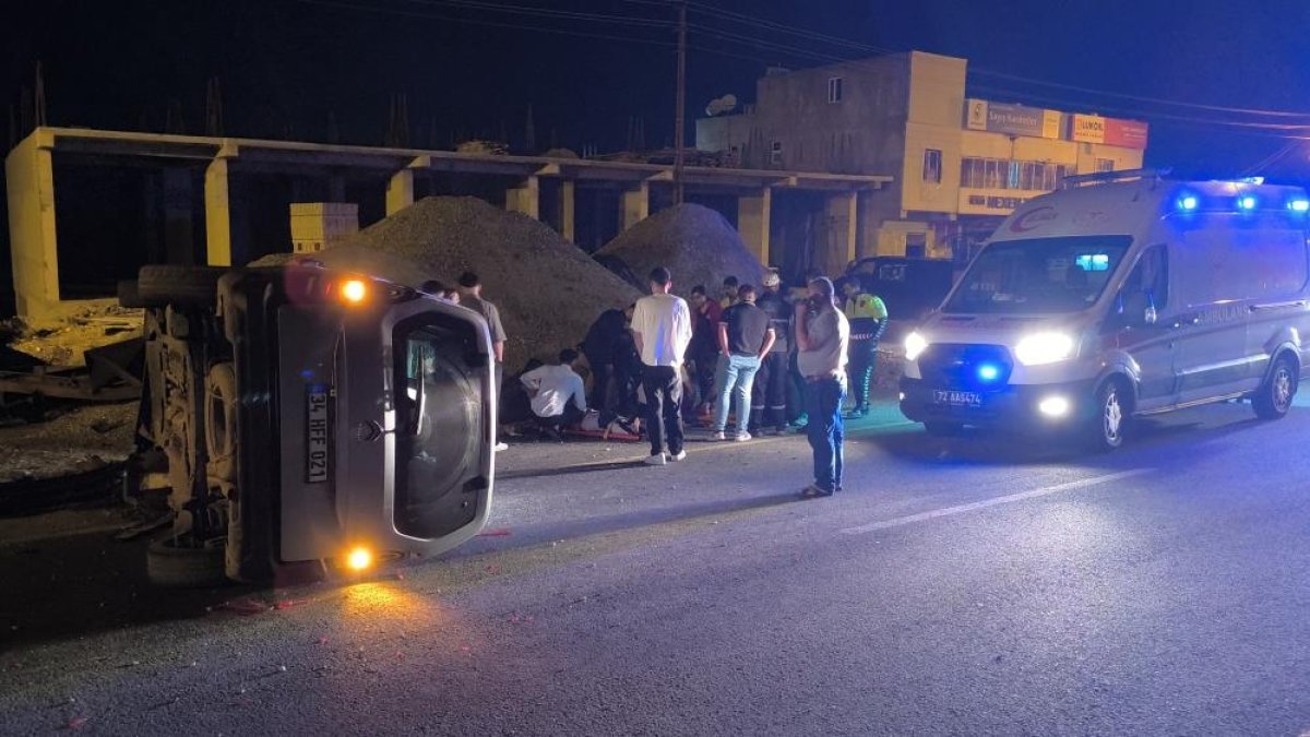 Batman'da Düğün Dönüşü Kaza: 6 Yaralı