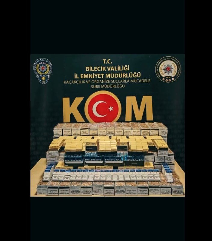 Bilecik'te 28 Bin 500 Adet Doldurulmuş Makaron Ele Geçirilmiş