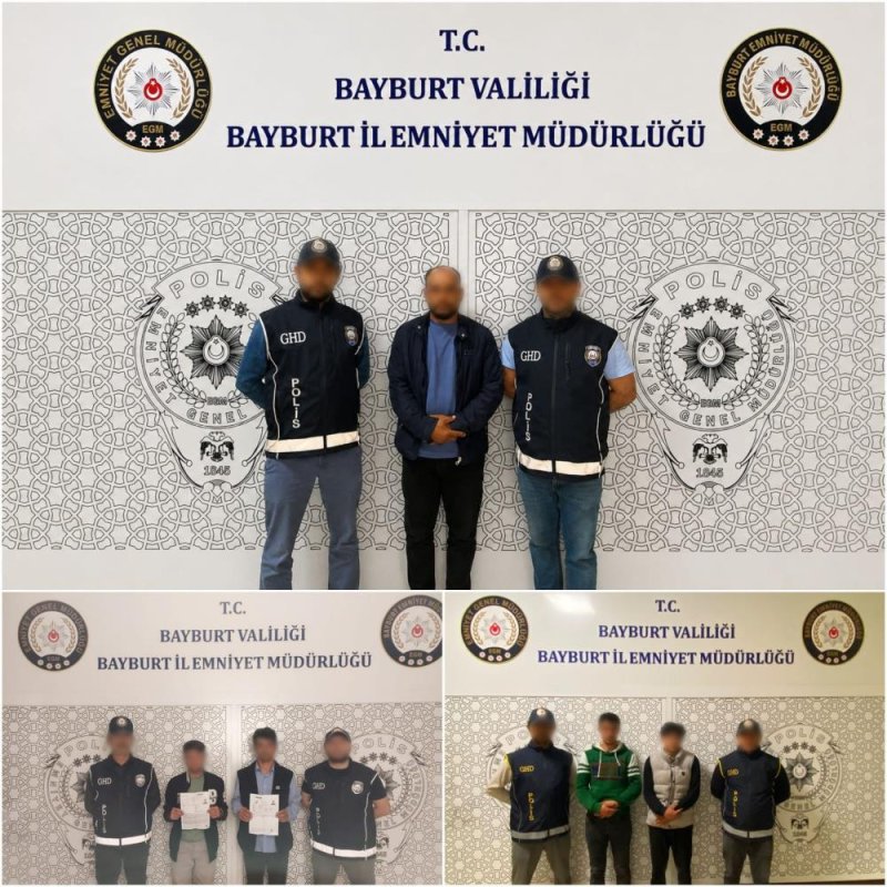 Bayburt’ta Düzensiz Göçle Mücadele: 5 Göçmen, 4 Organizatör Yakalandı