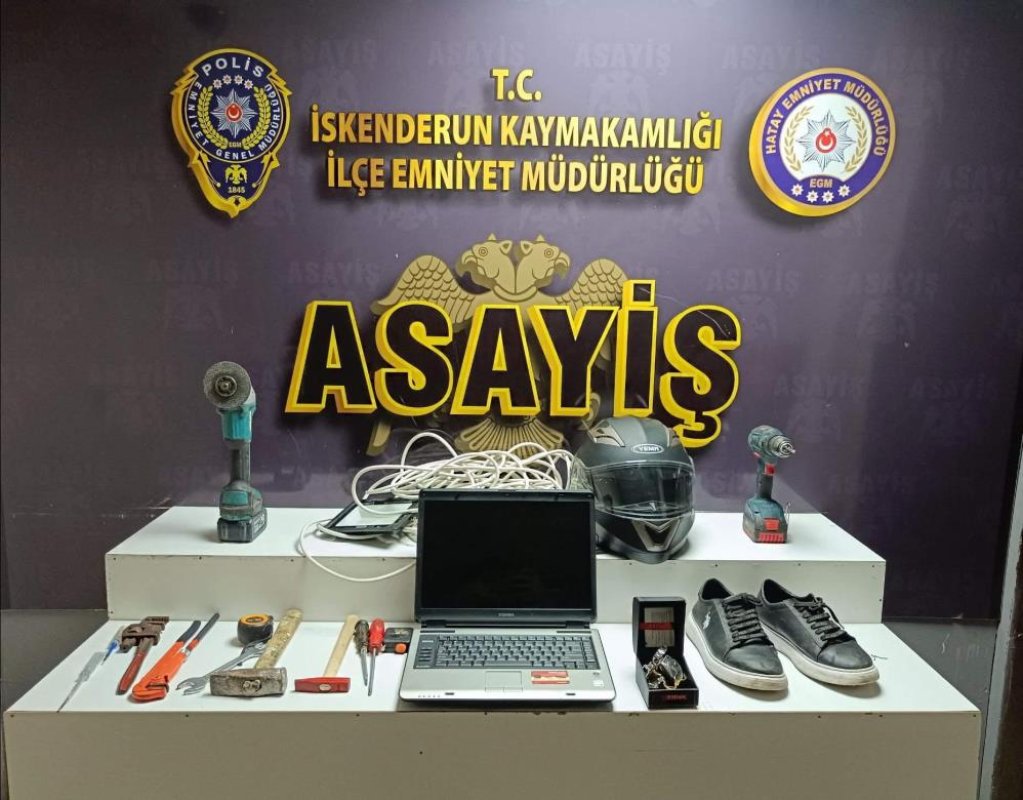İskenderun'da Hırsızlık Yapan 4 Şahıs Tutuklandı