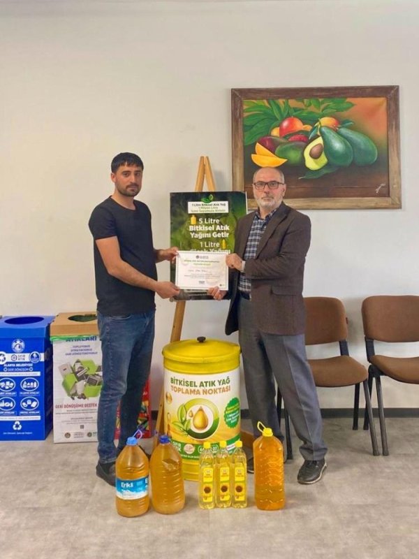 Alanya'da 3 Ayda 572 Litre Atık Yağ Geri Dönüşüme Kazandırıldı