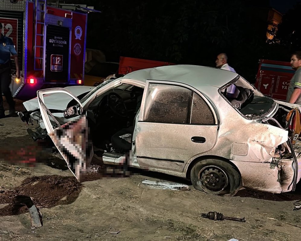 Çarşamba'da zincirleme trafik kazası: 7 yaralı