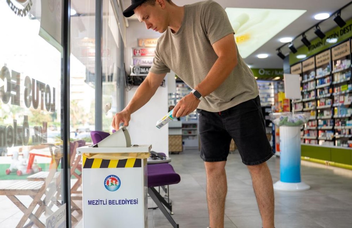 Mezitli'de atık ilaçlar için örnek uygulama