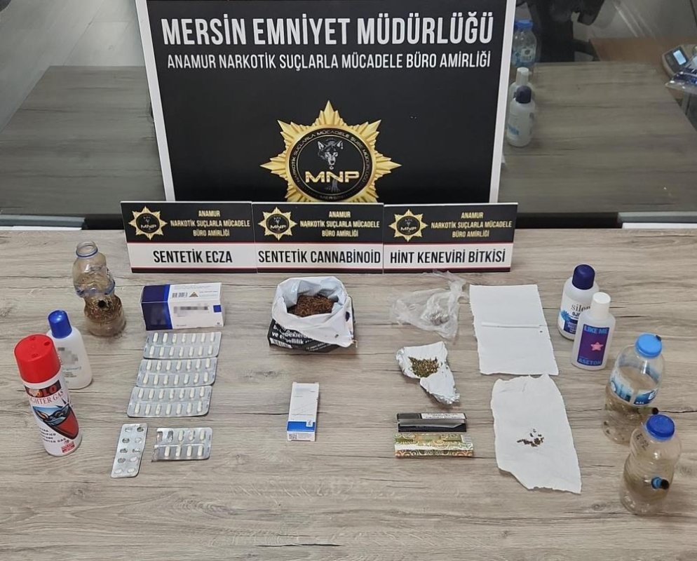 Mersin'in ilçelerinde uyuşturucu operasyonu: 26 şahsa işlem yapıldı