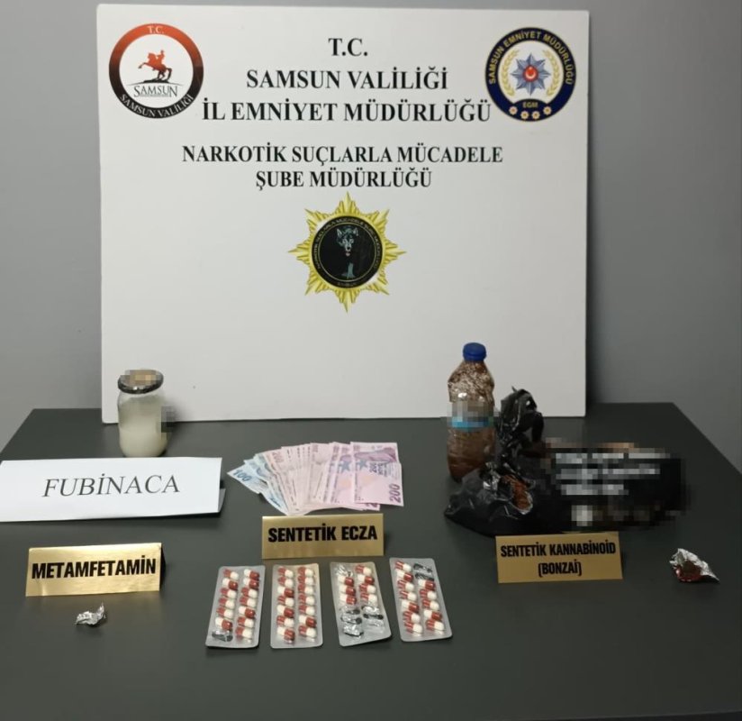 Samsun'da uyuşturucu operasyonu: 1 gözaltı
