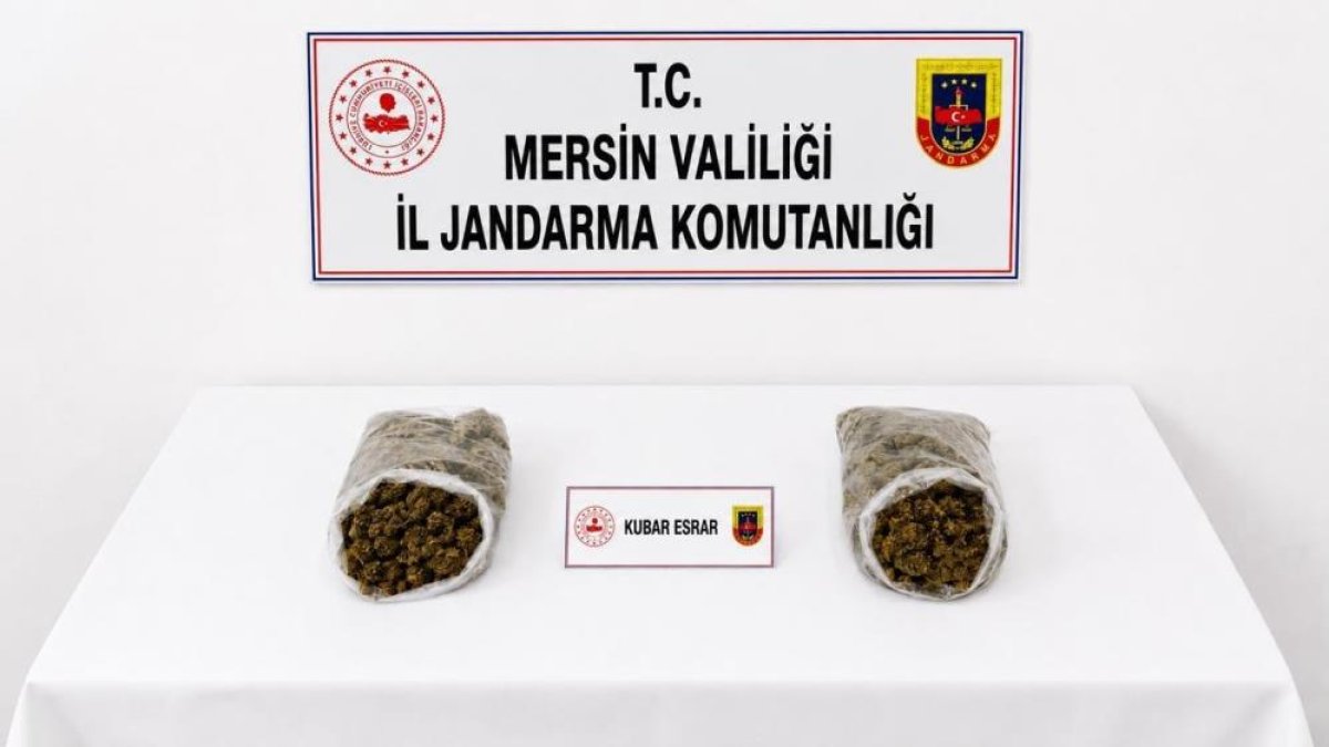 Mersin'de jandarmadan uyuşturucu operasyonu: 2 tutuklama