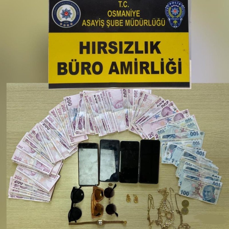 Mersin’de halk plajında hırsızlık yapan 5 şüpheli Osmaniye’de yakalandı