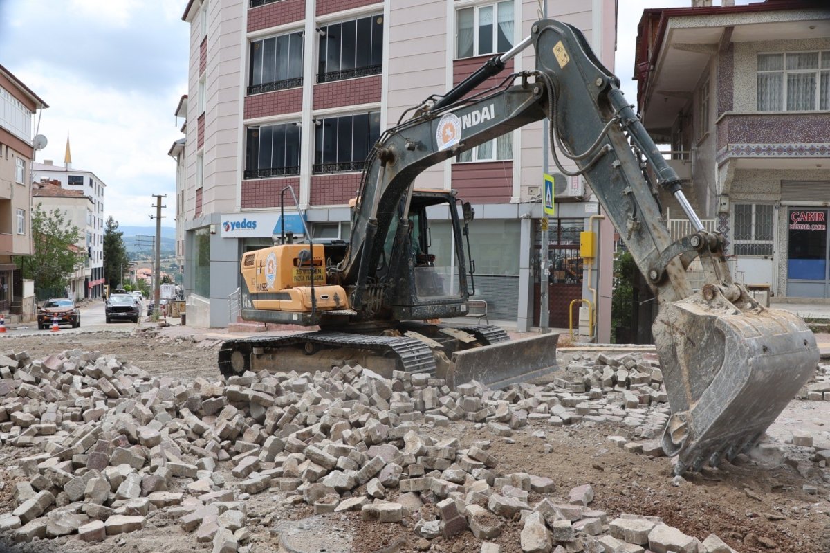 Kavak'ta ulaşımı rahatlatacak çalışma başladı