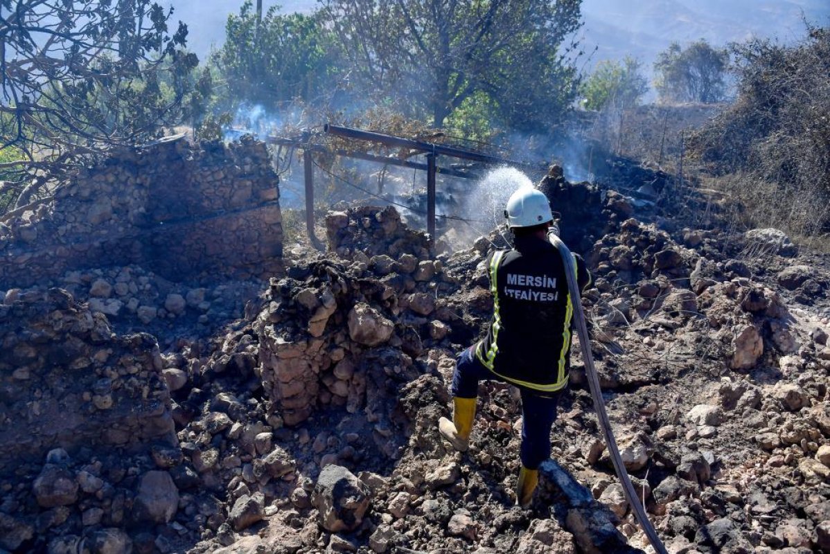 Mersin'de itfaiye yılın ilk yarısında 8 bin 37 vakaya koştu