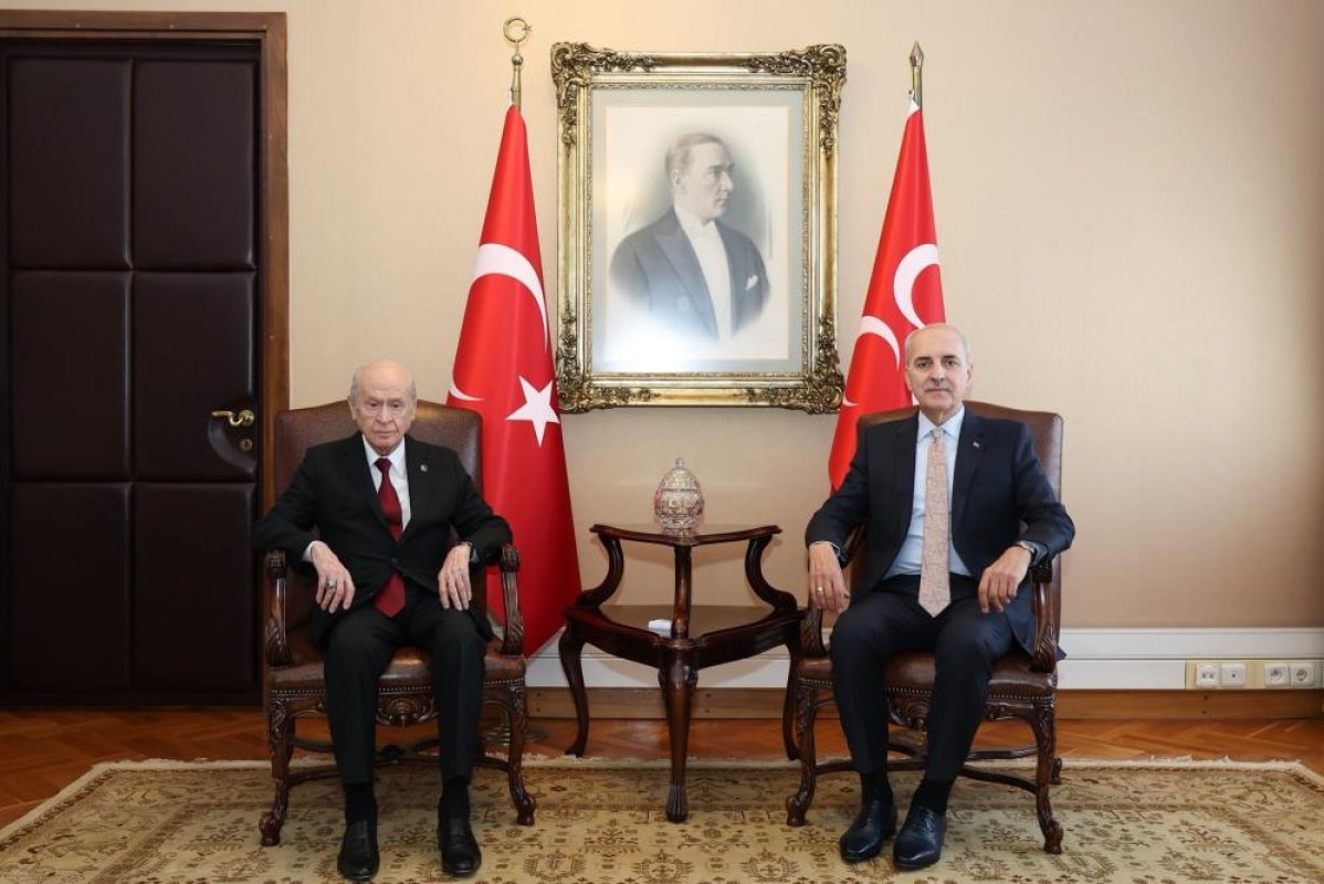 TBMM Başkanı Kurtulmuş'tan Bahçeli'ye ziyaret