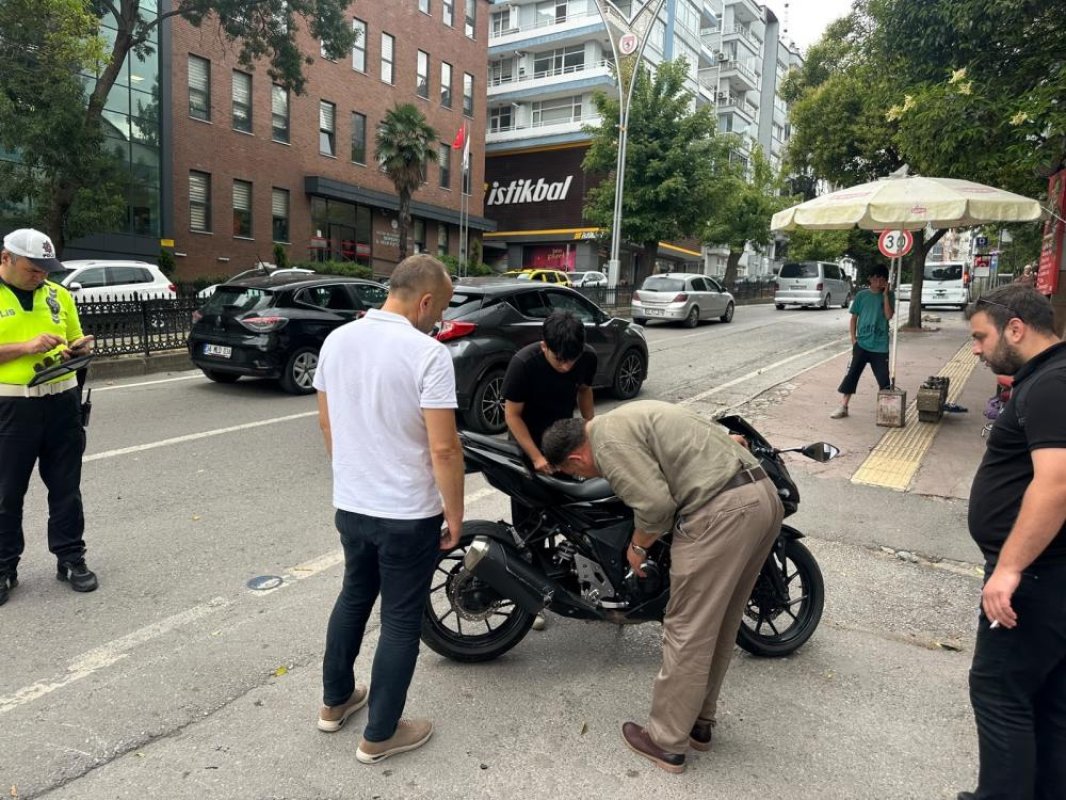 Samsun'da motosiklet SUV araca çarptı: 1 yaralı