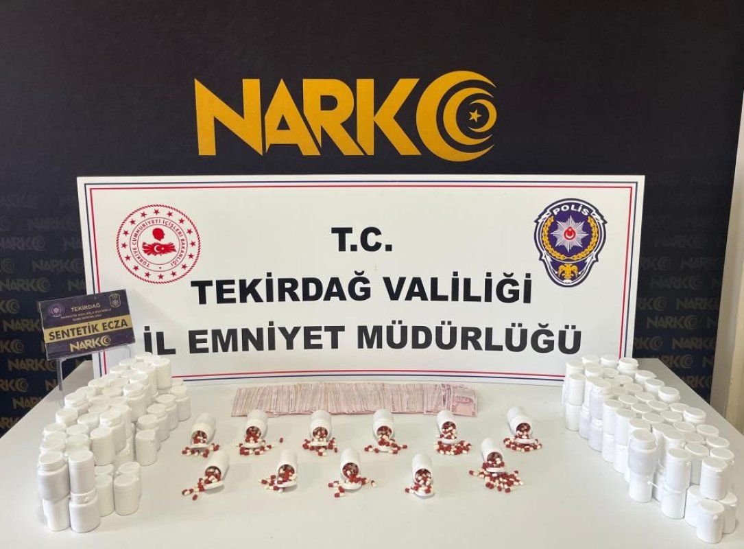 Tekirdağ'da uyuşturucu operasyonları: 8 tutuklama