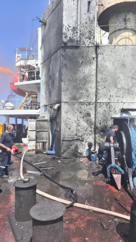 Rusya açıklarındaki Türk kuru yük gemisine İHA saldırısı