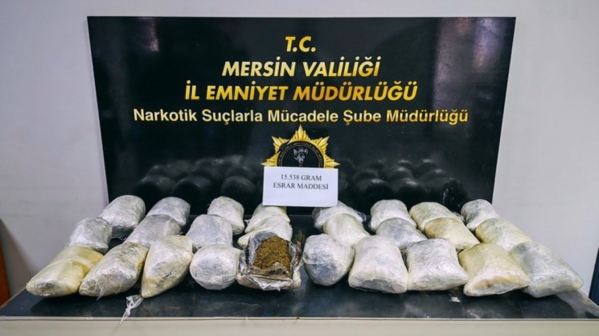 Mersin'de uyuşturucu operasyonu: 2 şüpheli tutuklandı