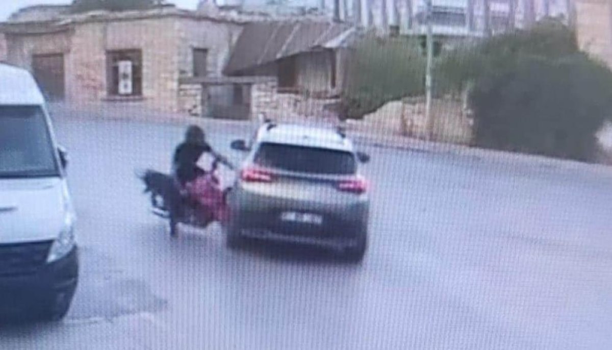 Mersin’de otomobil ile motosiklet çarpıştı: 1 yaralı