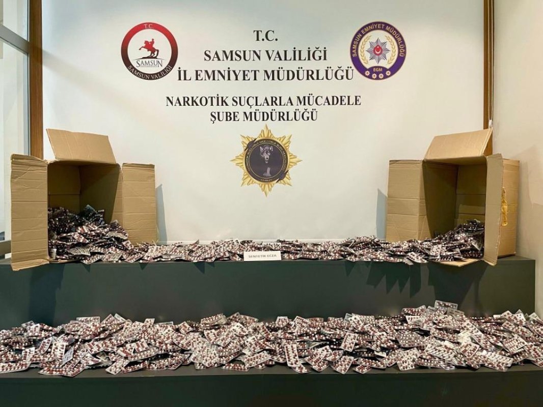 46 bin uyuşturucu hap ele geçirildi