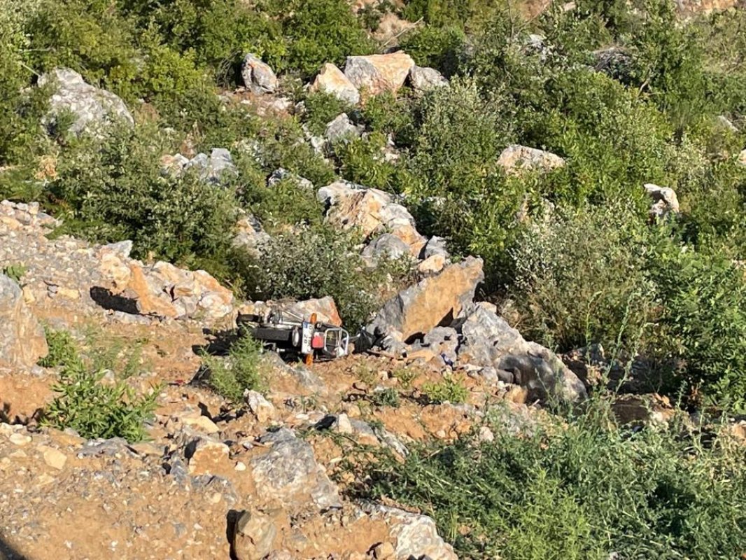 Alanya'da motosiklet uçuruma yuvarlandı: 1 ölü, 1 yaralı