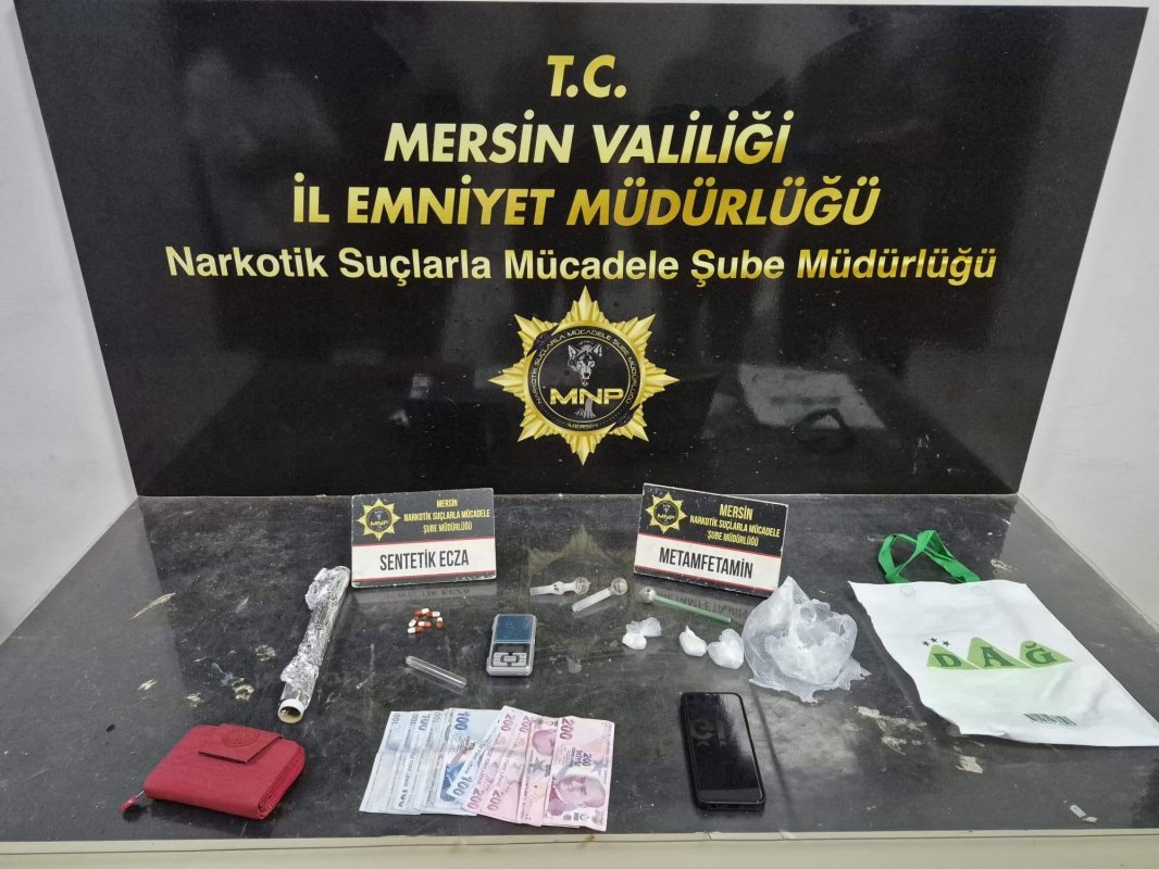 Mersin’de uyuşturucu operasyonu: 2 şüpheli tutuklandı
