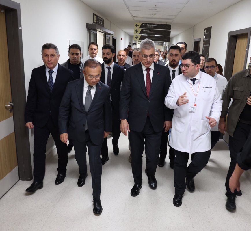 Bakan Memişoğlu'ndan saldırıya uğrayan Yeni Parti Milletvekili Meriç'e ziyaret