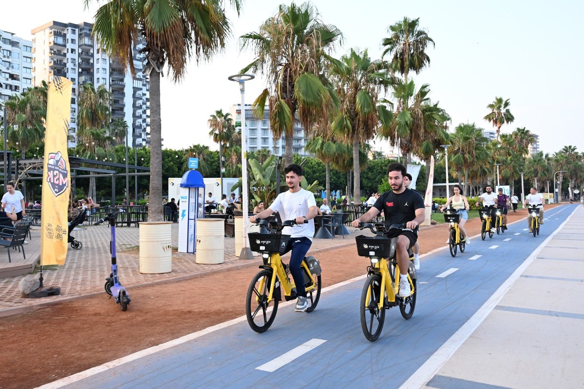 Mersin’de elektrikli bisiklet kullanımı 150 bini aştı