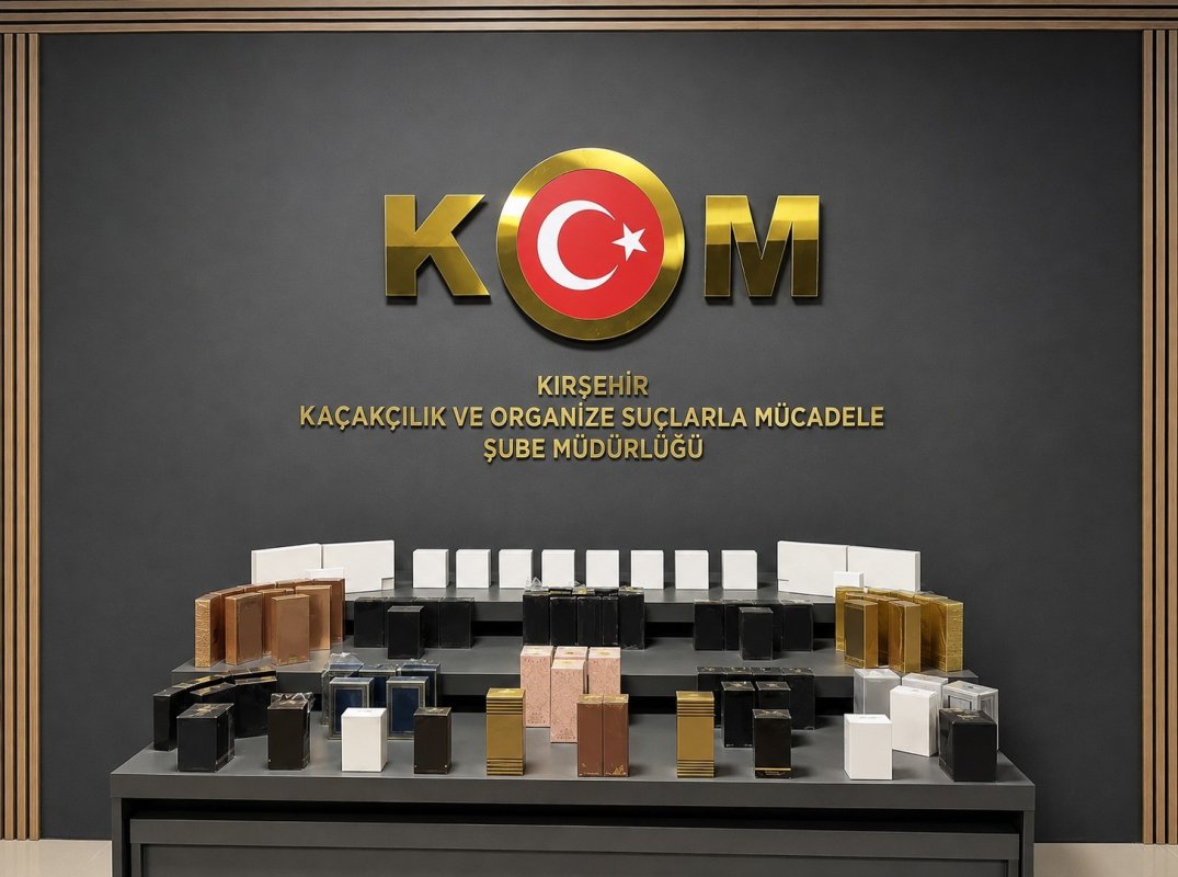 Kırşehir’de kaçak parfüm ve elektronik ürün ele geçirildi