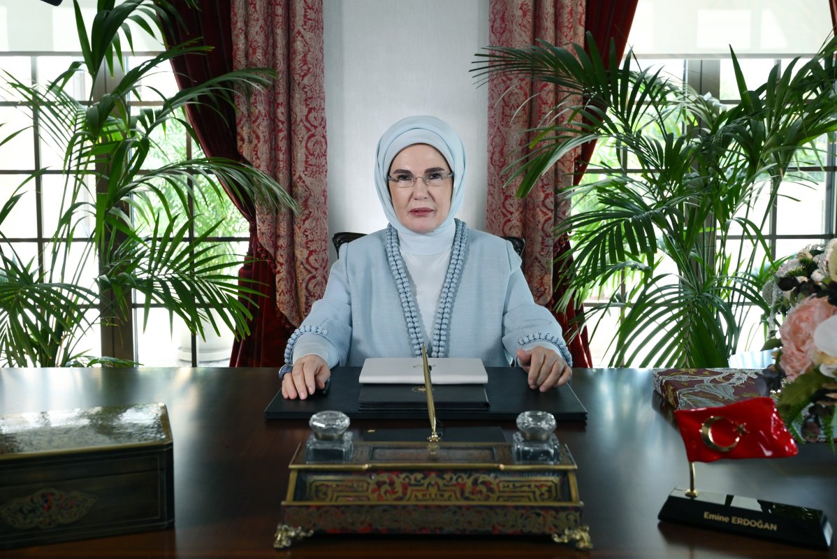 Emine Erdoğan, 6. Lider Eşleri Zirvesi'ne video mesaj gönderdi: