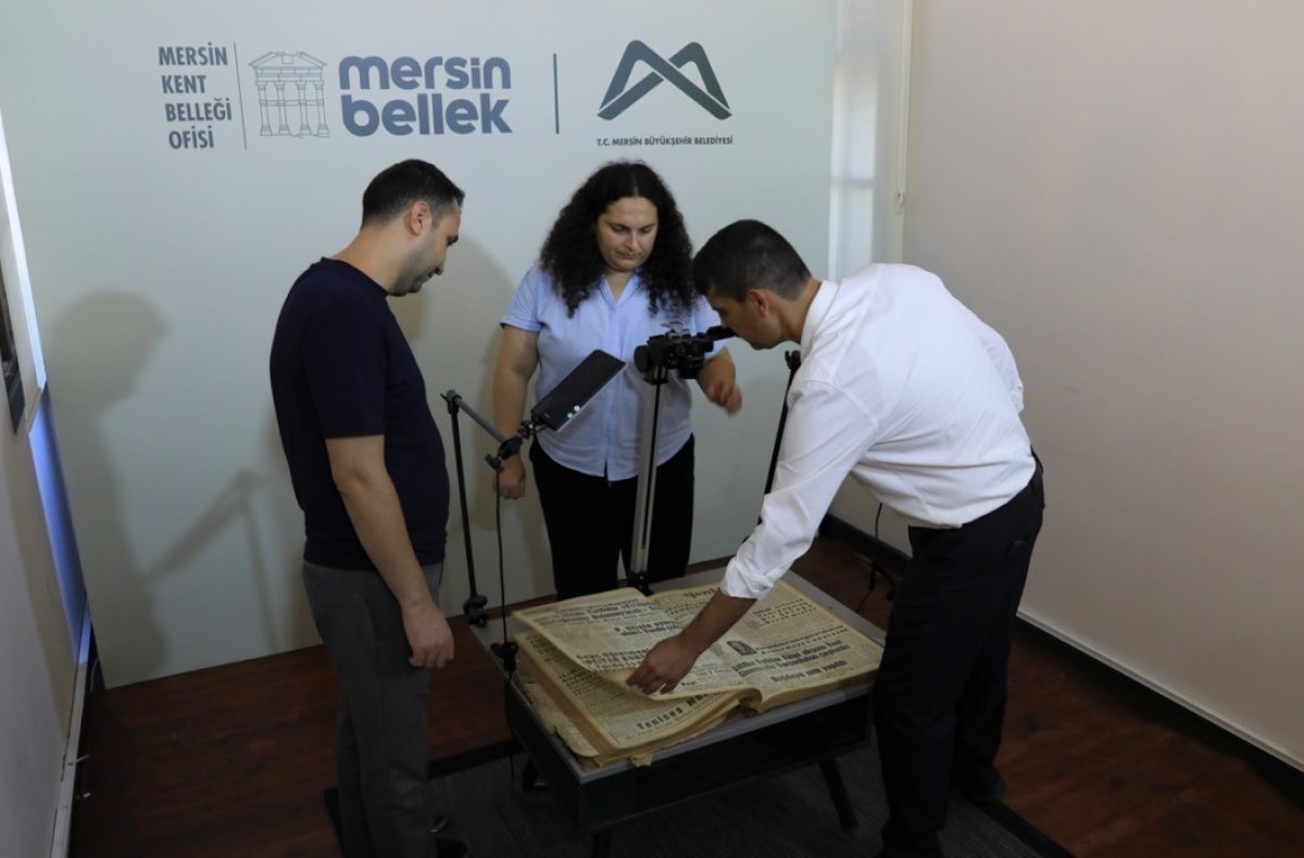 Mersin'in yarım asırlık yerel basın arşivi dijitale aktarılıyor