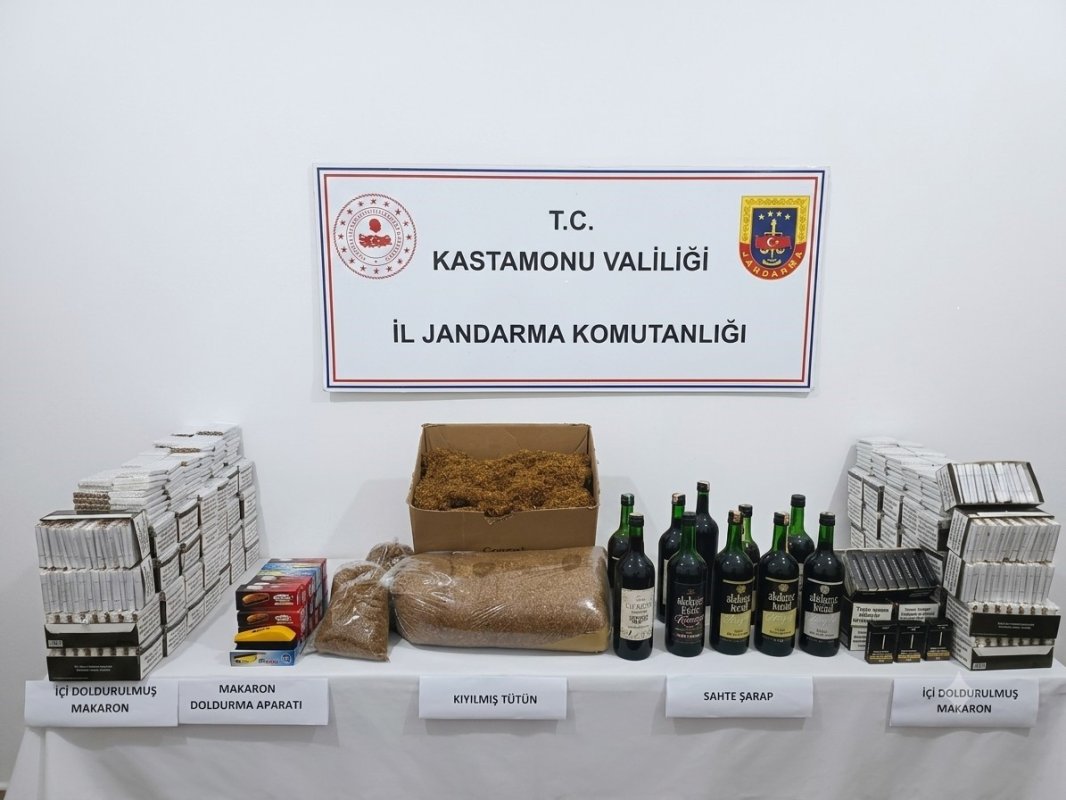 Kastamonu’da 10 litre sahte içki ele geçirildi