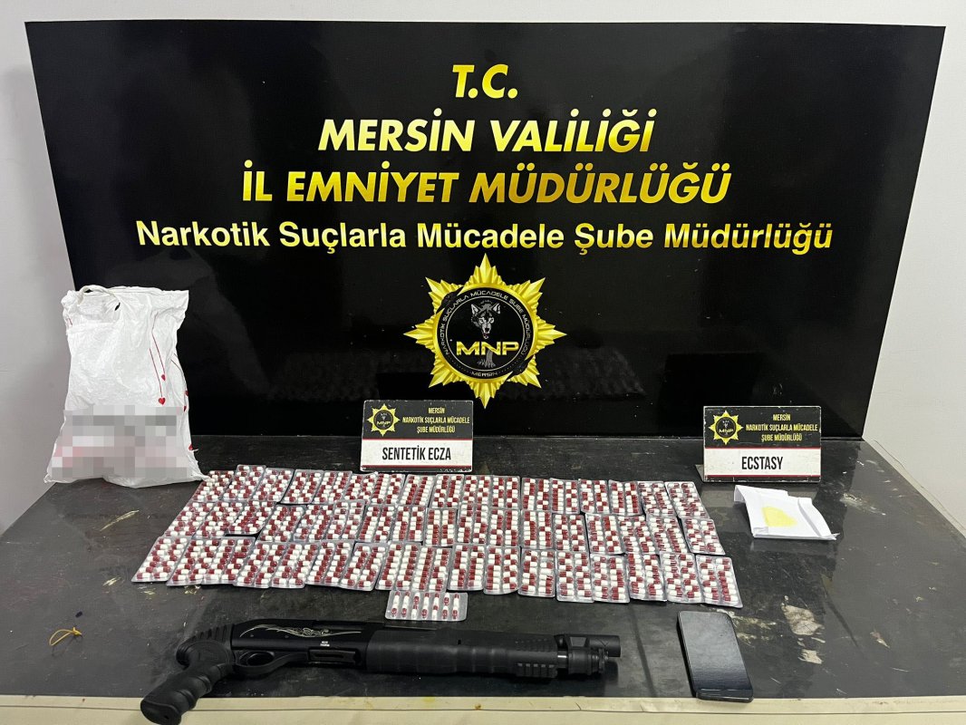 Mersin’de uyuşturucu operasyonu: 2 tutuklama