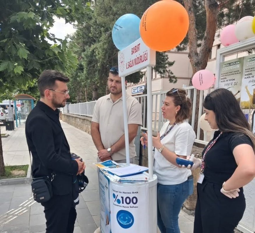 Bayburt’ta vatandaşlara bağımlılığın riskleri anlatıldı