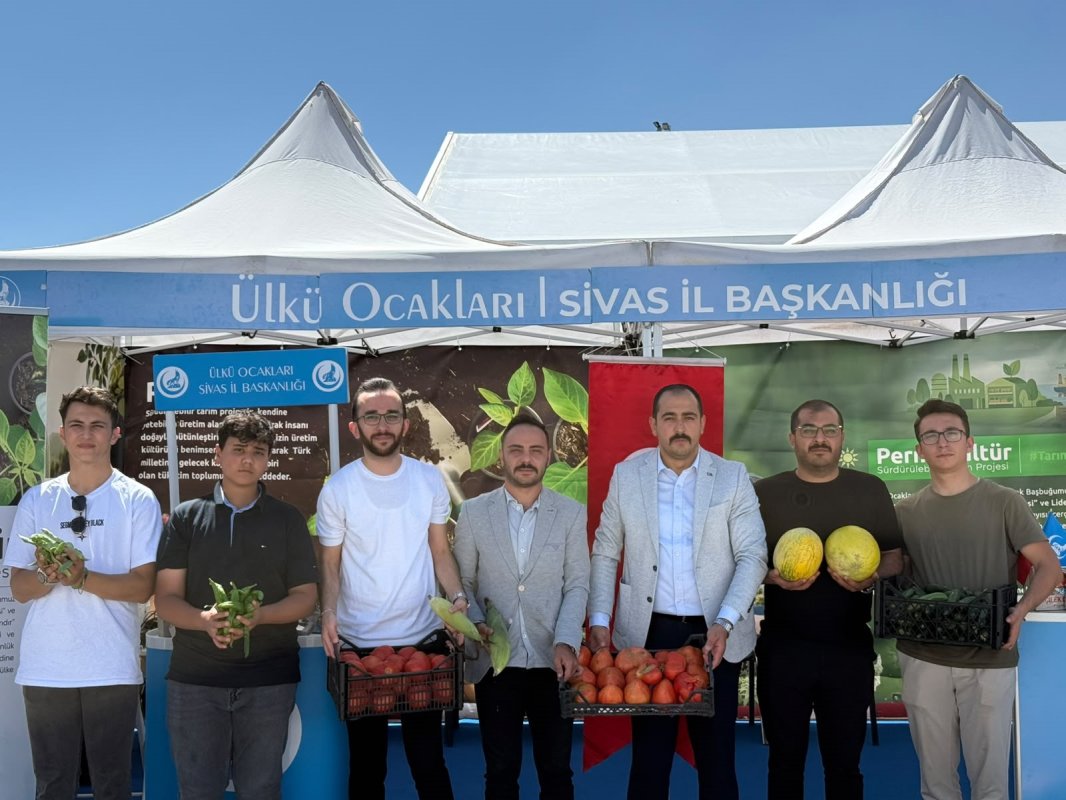 Sivas Ülkü Ocakları permakültür ve sürdürülebilir tarım projesini sergiledi