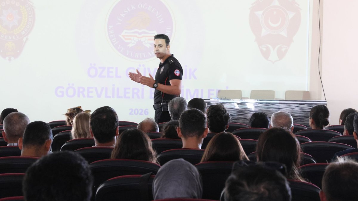 Aydın’da güvenlik personeline gelişim eğitimi