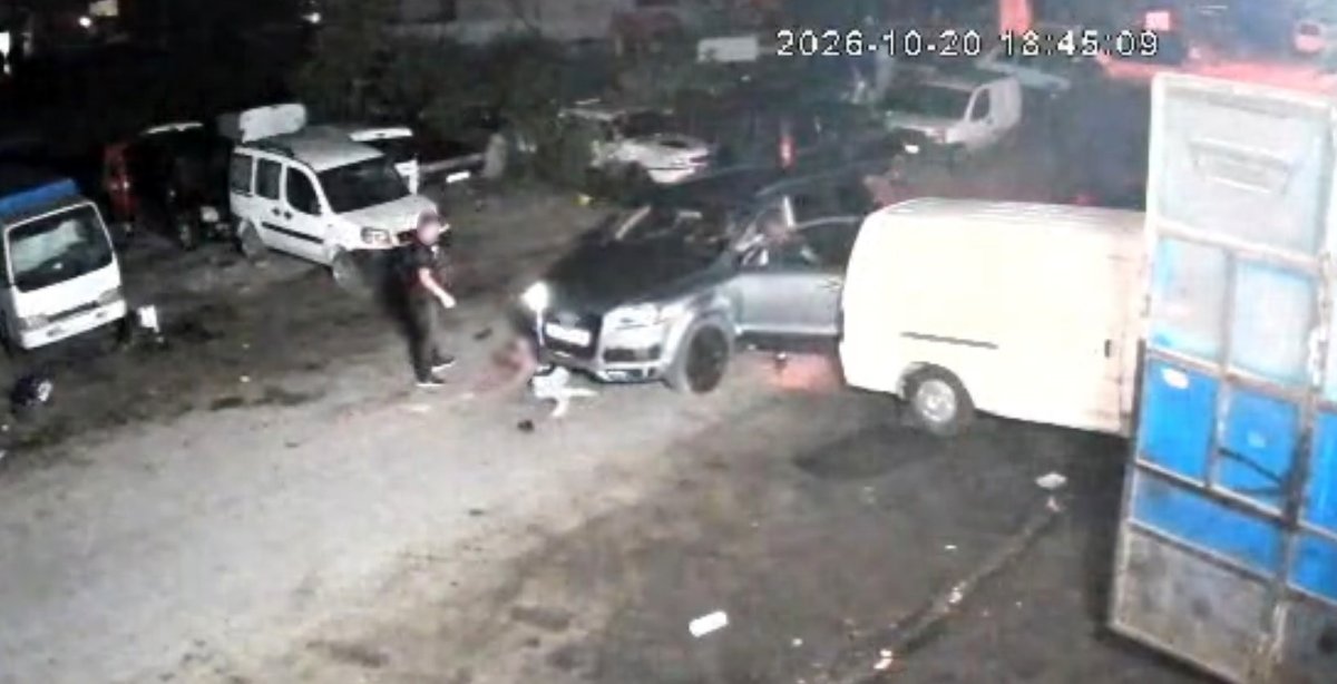 Sanayi sitesi Teksas'a döndü: Önce tüfekle ateş etti, sonra araçla ezildi