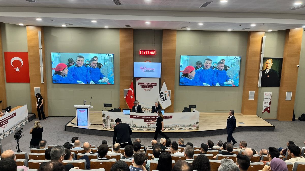 Türkiye'nin ilk "Canlı Vakalı İlaçlı Balon Kardiyoloji Zirvesi" Adana'da başladı
