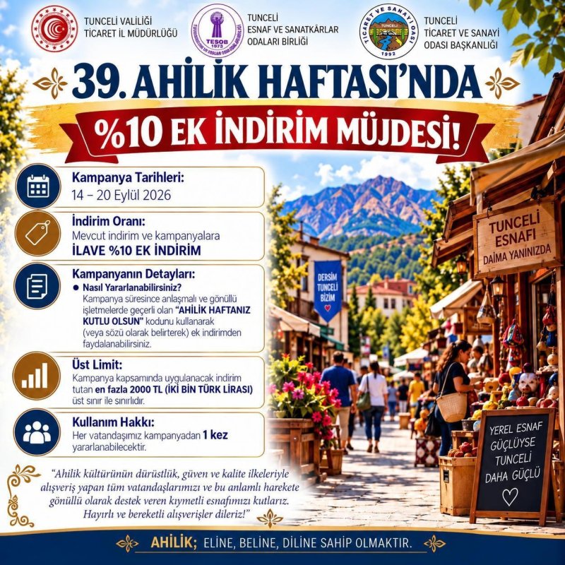 Tunceli'de bir ilk: Ahiler ve esnaf için hatıra ormanı kuruluyor