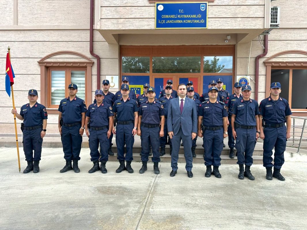Yüzbaşı rütbesine yükselen Osmaneli İlçe Jandarma Komutanı Soy'a başarı dileği