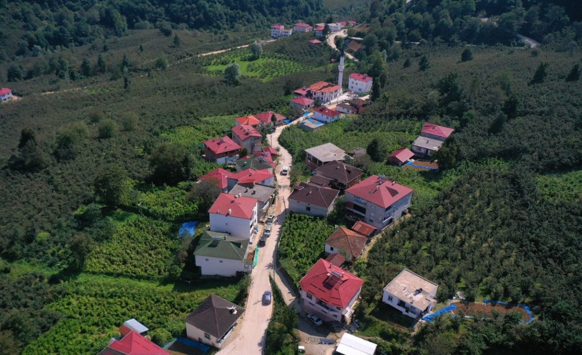 Ordu’da beton yol çalışmaları sürüyor