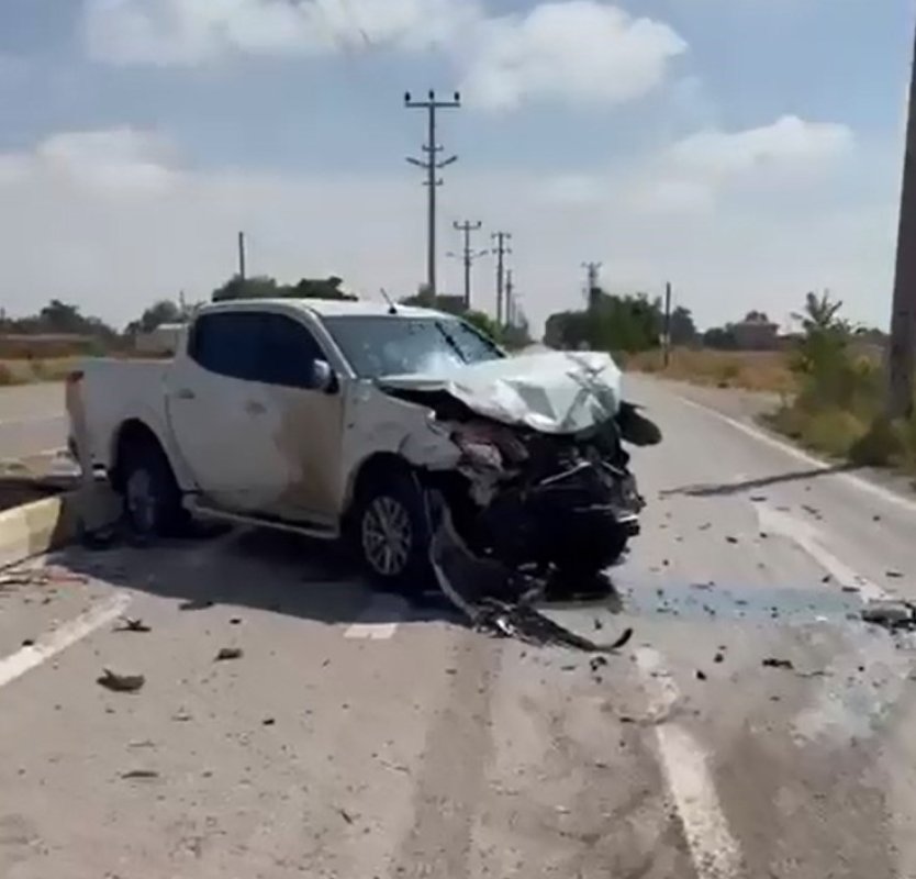 Aksaray’da traktör ile pikap çarpıştı: 2 yaralı