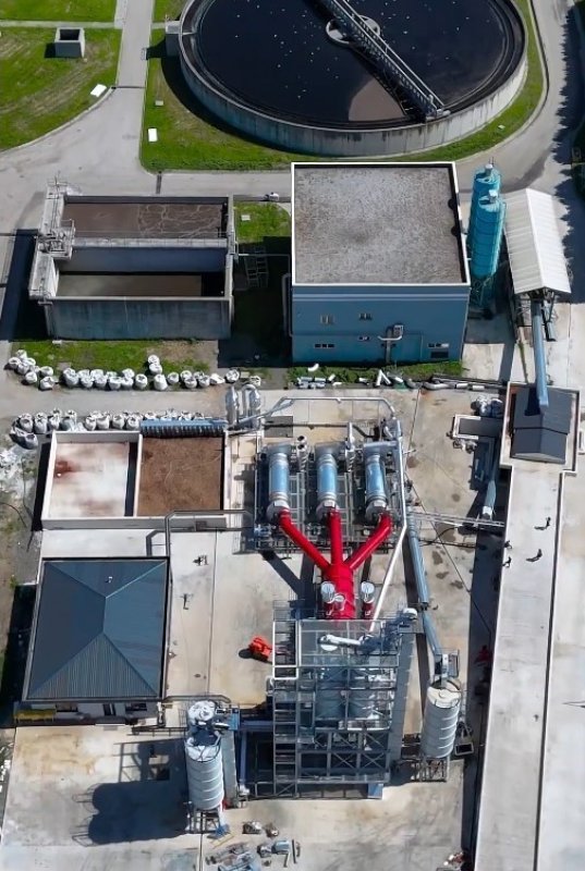 Samsun'da atık çamuru enerjiye dönüştürecek tesis kuruldu