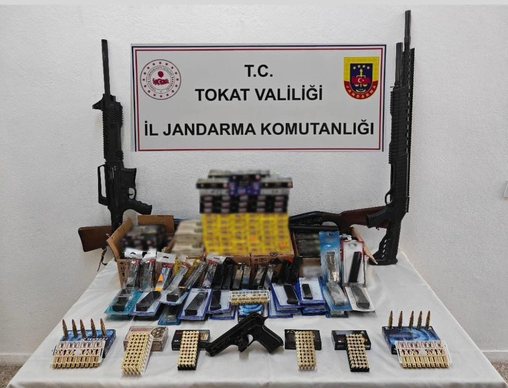 Tokat'ta silah kaçakçılığı operasyonunda 29 kişi gözaltına alındı