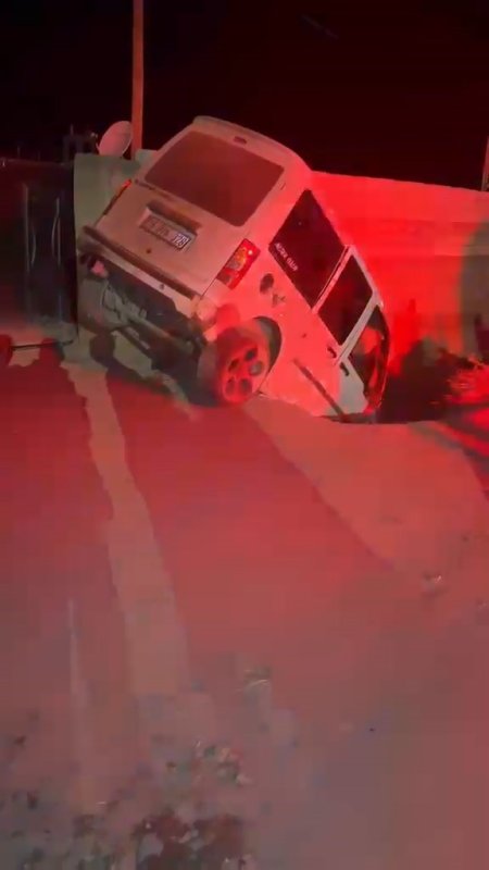 Doğubayazıt’ta hayvanlara çarpan otomobildeki 3 kişi yaralandı