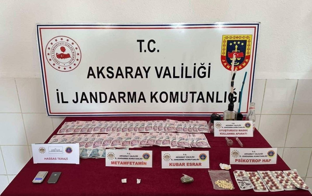 Aksaray'a uyuşturucu sevkiyatına jandarma darbesi