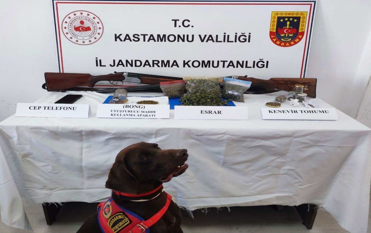 Kastamonu'da uyuşturucu operasyonları: 2 gözaltı