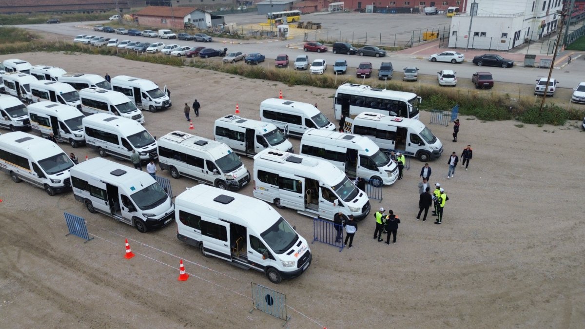 Çorum’da okul servislerine sıkı denetim