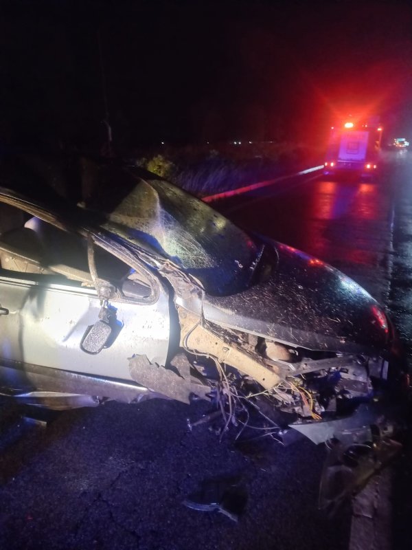 Ayvalık'ta trafik kazası: 1 yaralı
