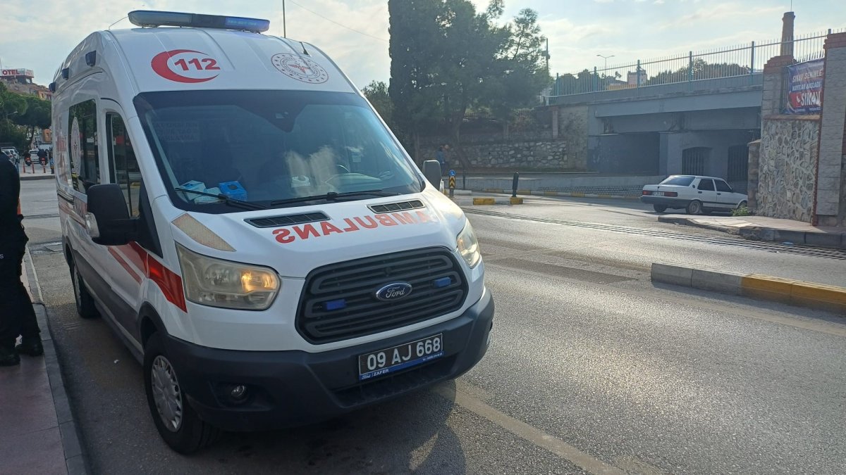 Ön fren kaza getirdi, bisikletiyle takla attı