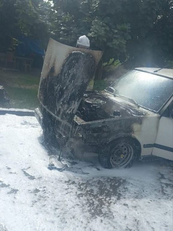 Erzin’de TOFAŞ alevlere teslim oldu