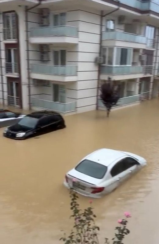 Hortum Tekman’da çatıları uçurdu